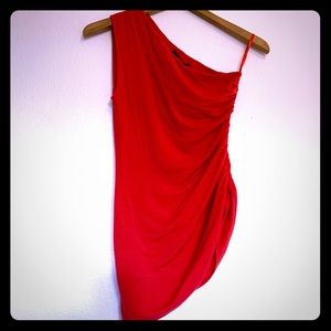 BCBG off the shoulder top.